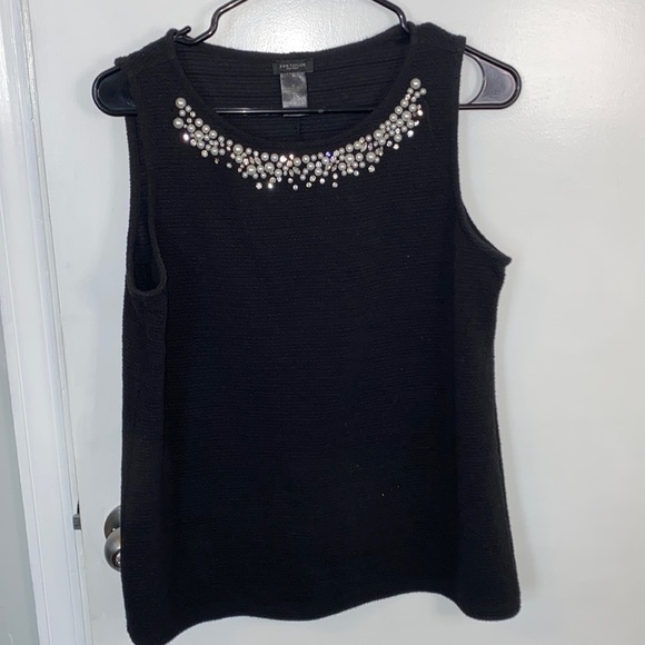 Pretty beaded tank blouse - Picture 1 of 6